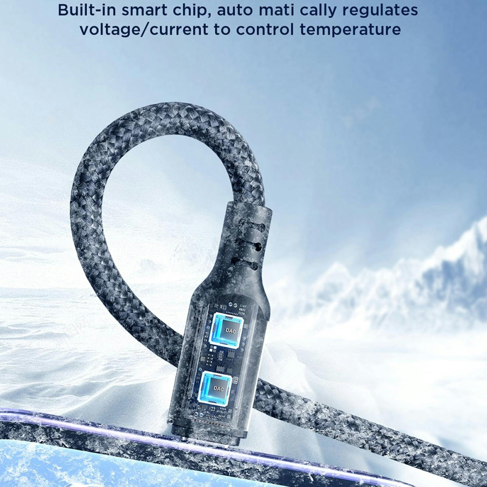 Joyroom All-in-One Oplaadkabel Zwart 1m