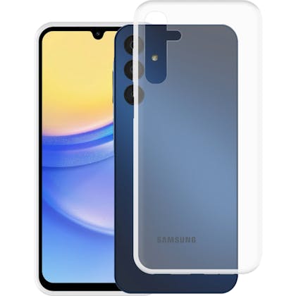 Just in Case Galaxy A15 TPU Hoesje Met Draagkoord Transparant