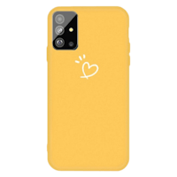 Mocaa Samsung Galaxy S20 Designz Love Heart Case Geel