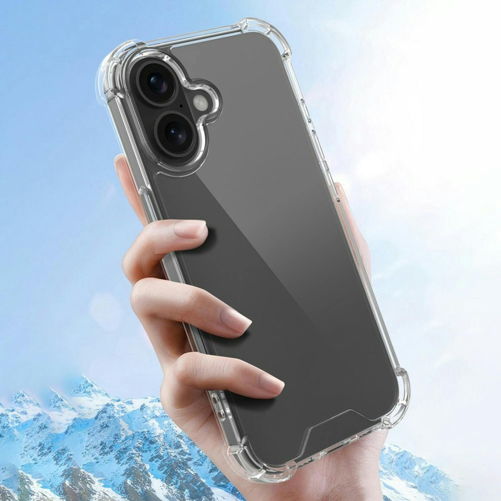 CaseBody Apple iPhone 16 Plus Shockproof Hoesje Transparant