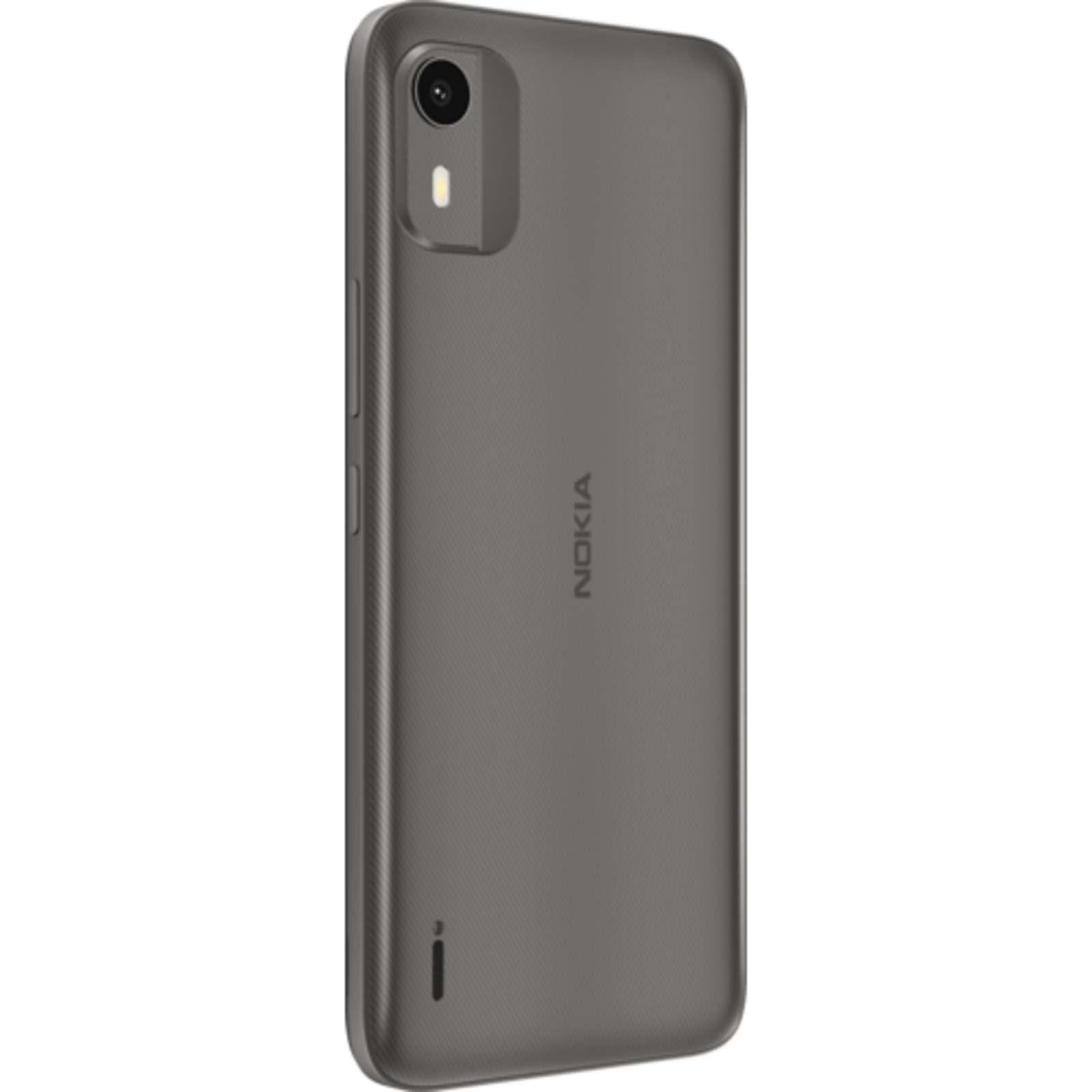 Nokia C12 Charcoal - Aanzicht vanaf links