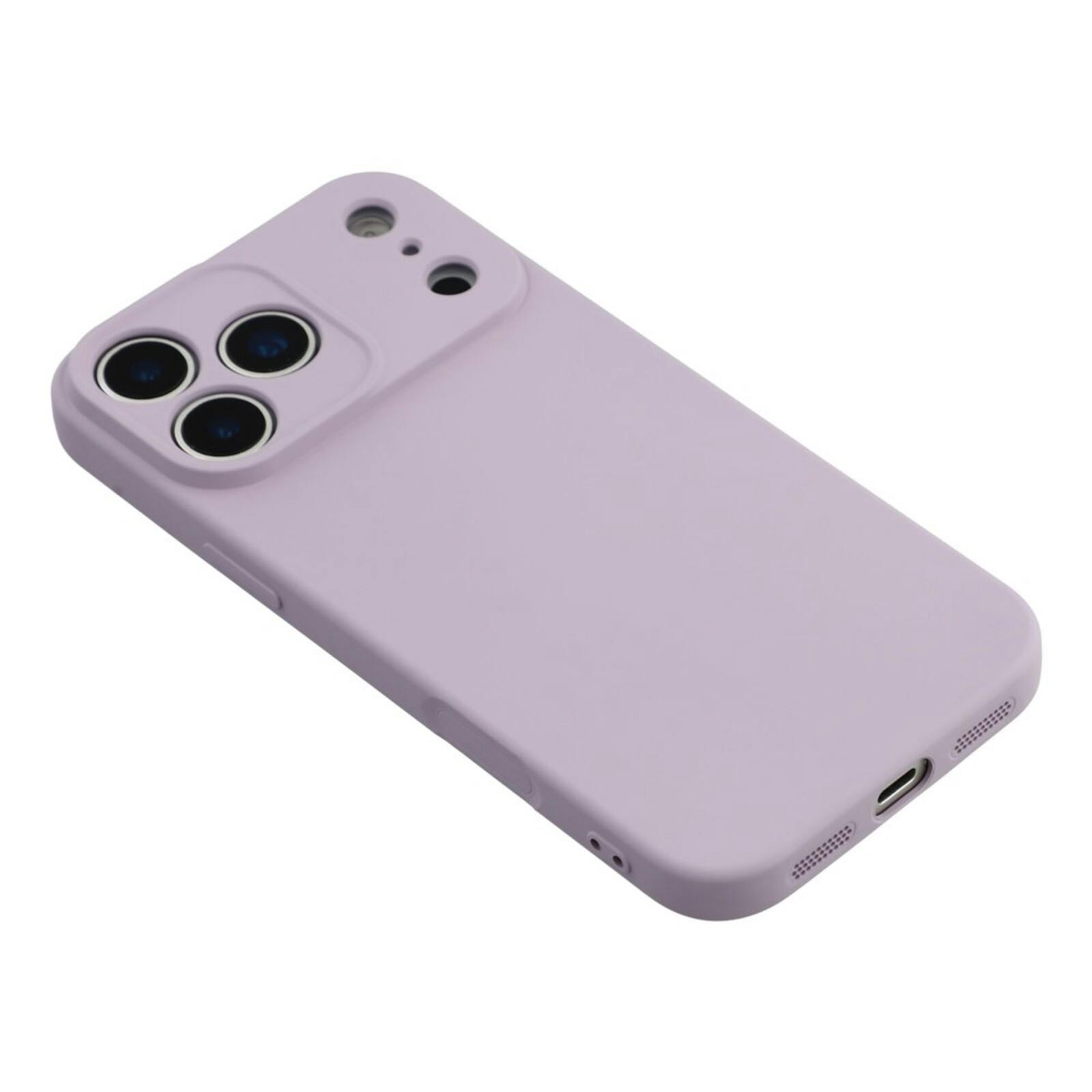 Mocaa Apple iPhone 17 Pro Max Lens Protection Hoesje Paars