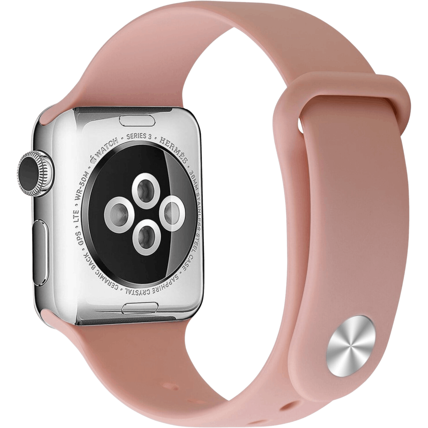 Mocaa Apple Watch Siliconen Horlogebandje 41-42mm Roze