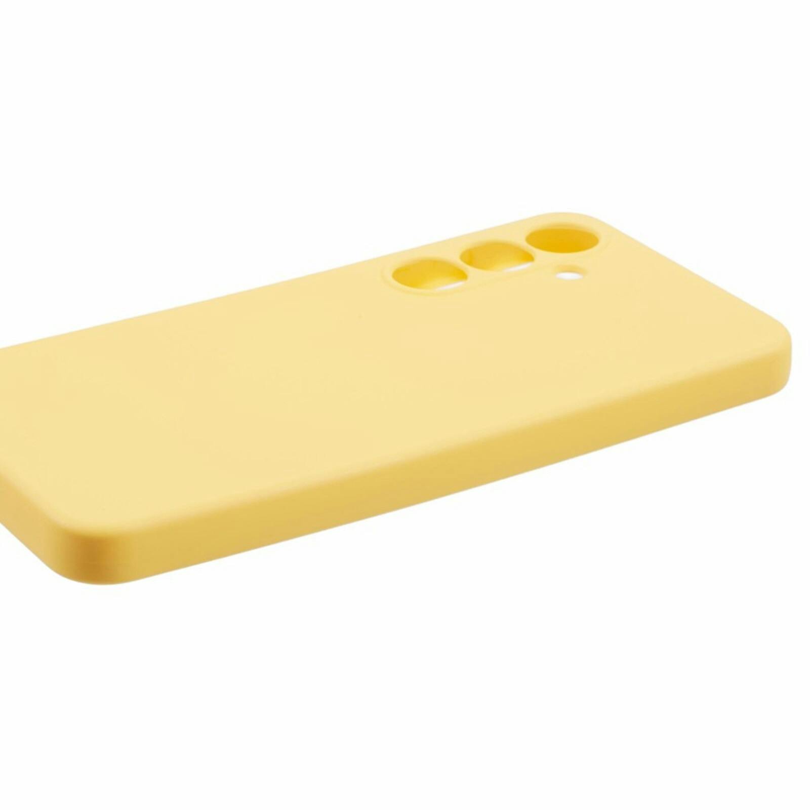 Mocaa Samsung Galaxy A37 Siliconen Hoesje Geel