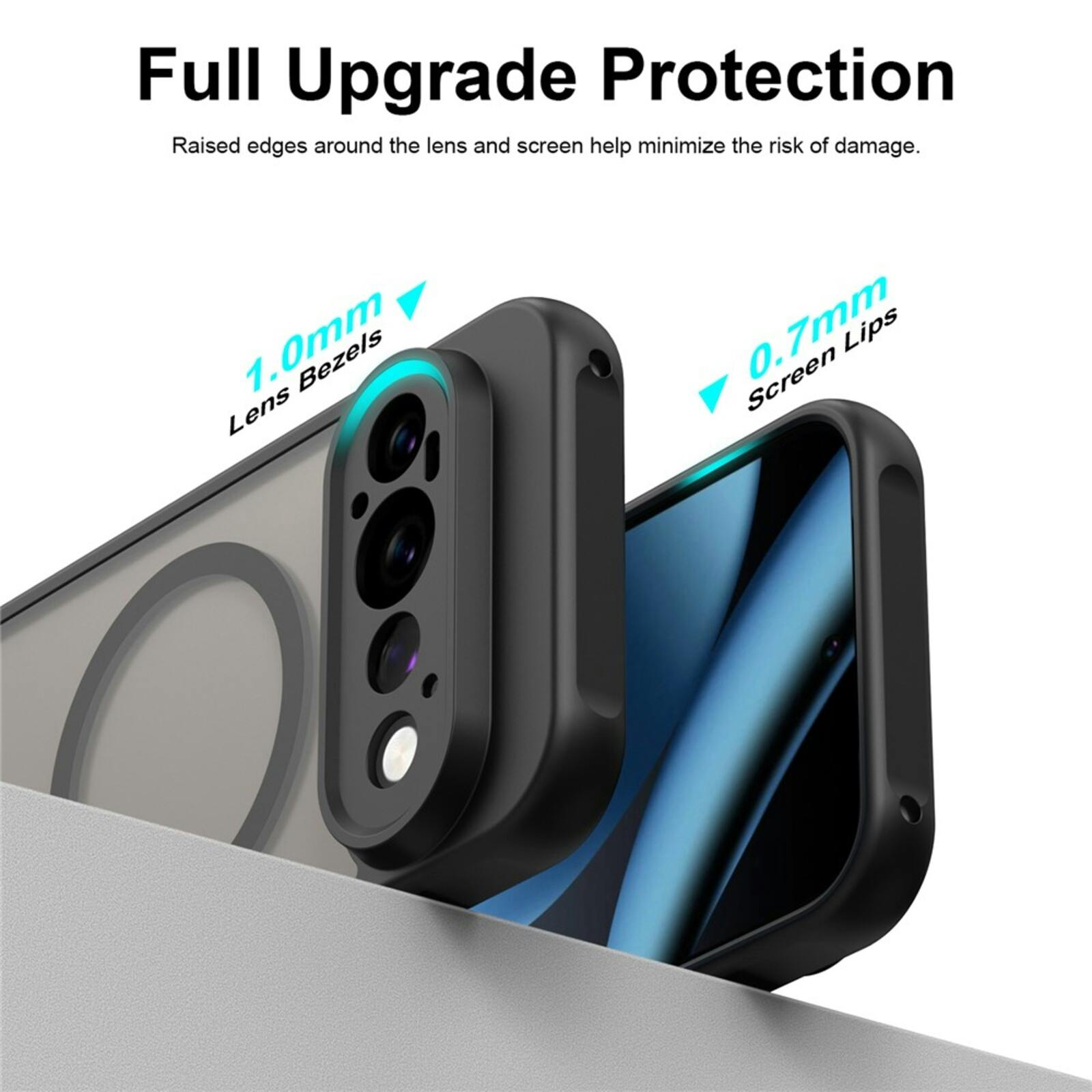 CaseBody Google Pixel 11 Pro MagSafe Mat Hoesje Zwart