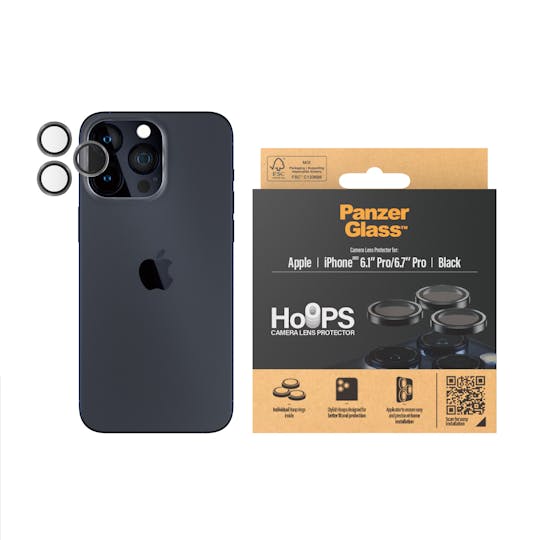 PanzerGlass iPhone 15 Pro (Max) Ring Camera Protector Standaard