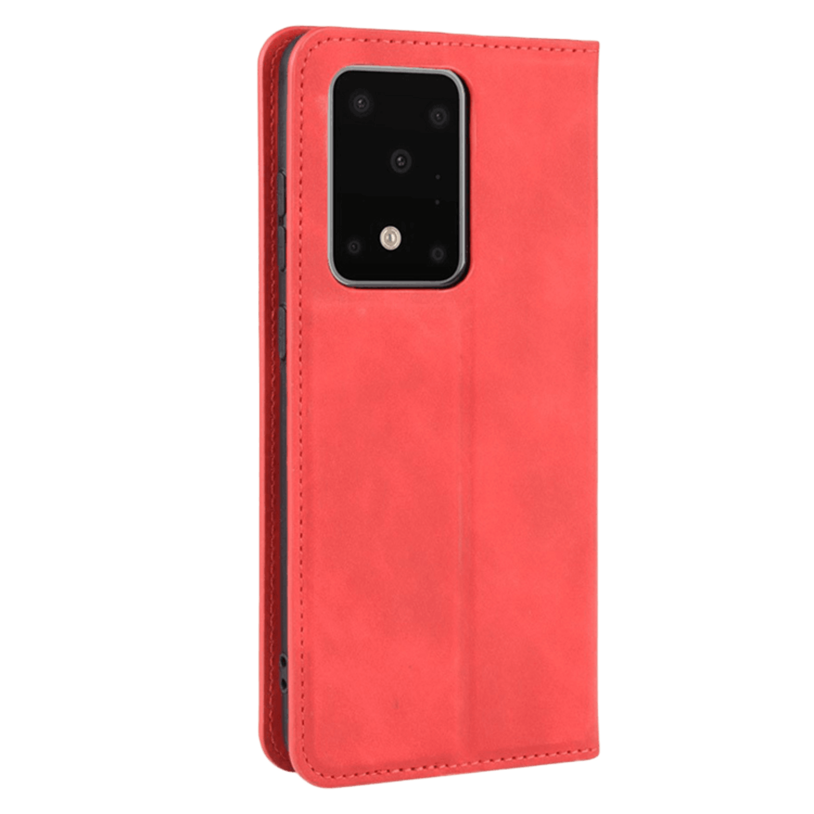 Mocaa Samsung Galaxy S20 Ultra Magnetisch Slim Fit Bookcase Hoesje Rood