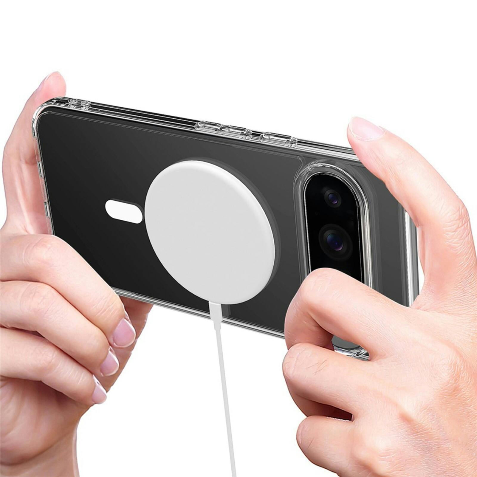 CaseBody Google Pixel 10 Pro XL MagSafe Airbag Hoesje Transparant