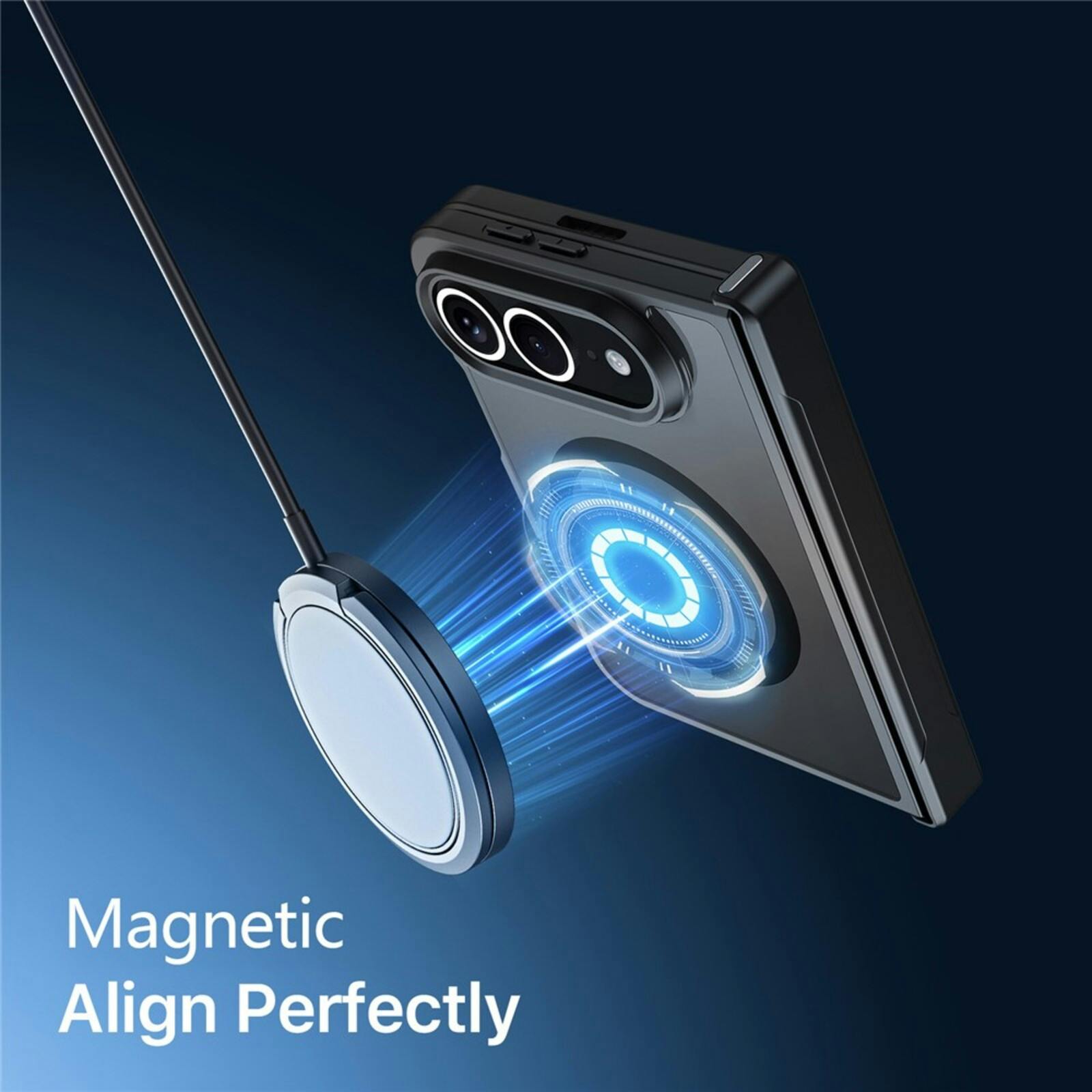 DUX DUCIS iPhone Ultra Mat MagSafe Hoesje Zwart
