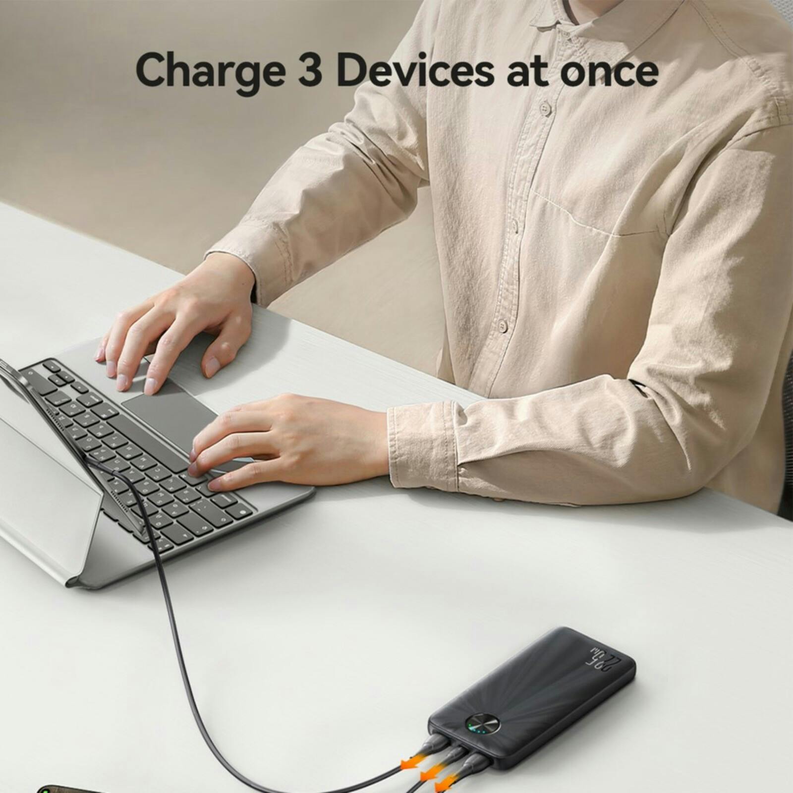 Joyroom 10.000mAh 22.5W PD Fast Charging Powerbank Zwart 10.000 mAh