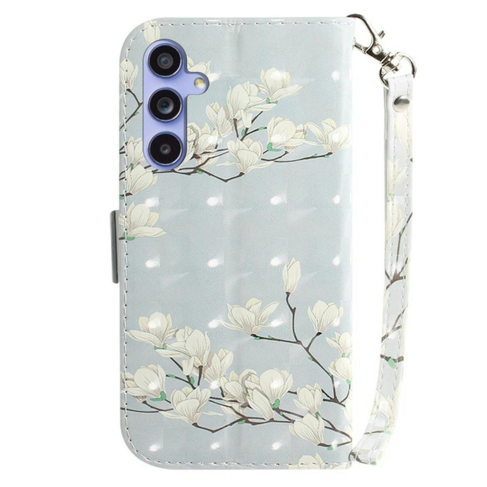 Comfycase Samsung Galaxy A55 Bookcase Hoesje Blossom Meerkleurig