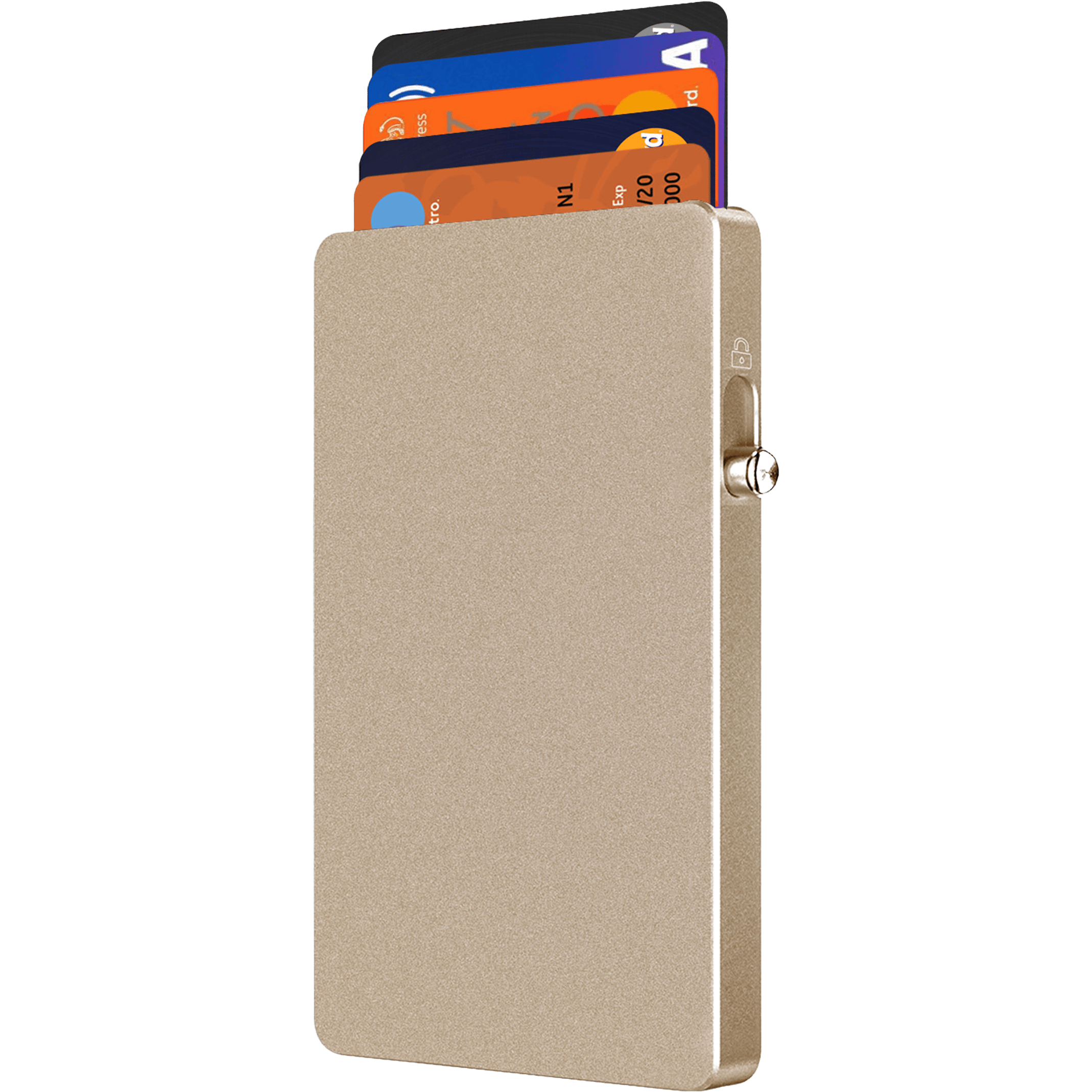 Musthavz MagSlider Luxe Magnetische Kaarthouder Titanium