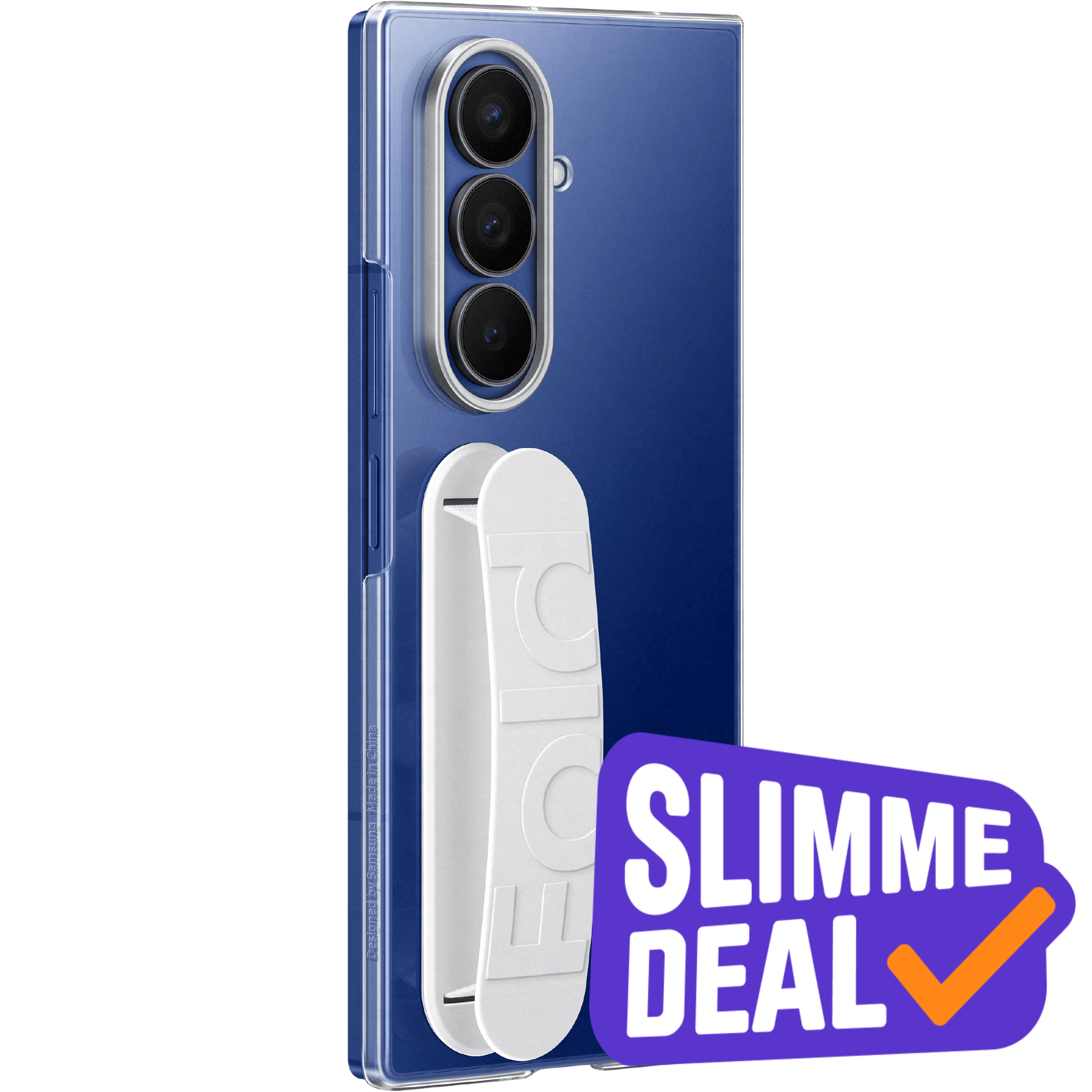 Samsung Galaxy Z Fold7 Clear Grip Case Transparant