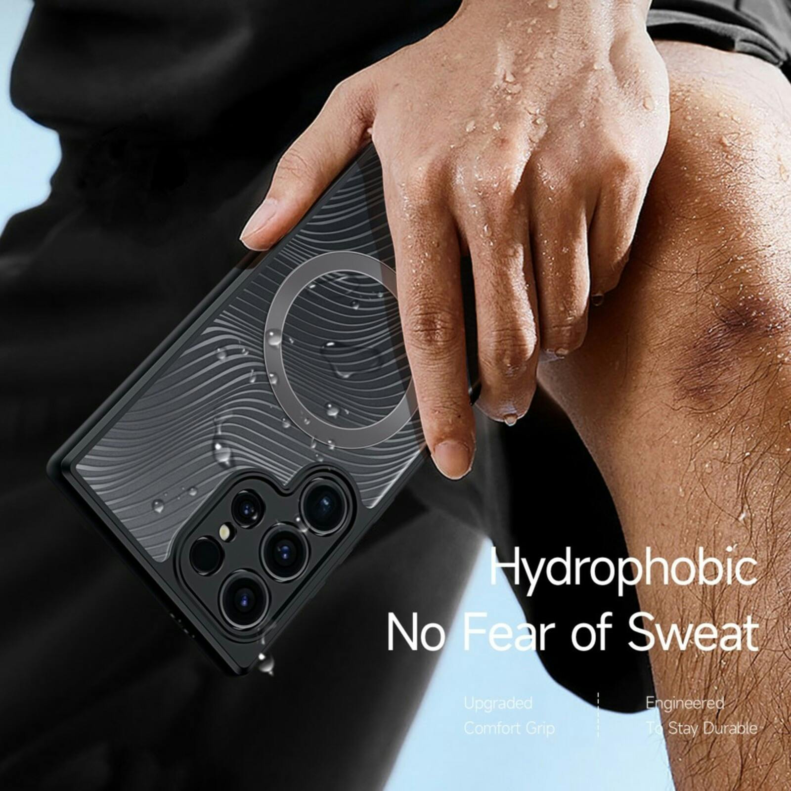 DUX DUCIS Samsung Galaxy S24 Ultra Aimo Series MagSafe Eco Hoesje Zwart