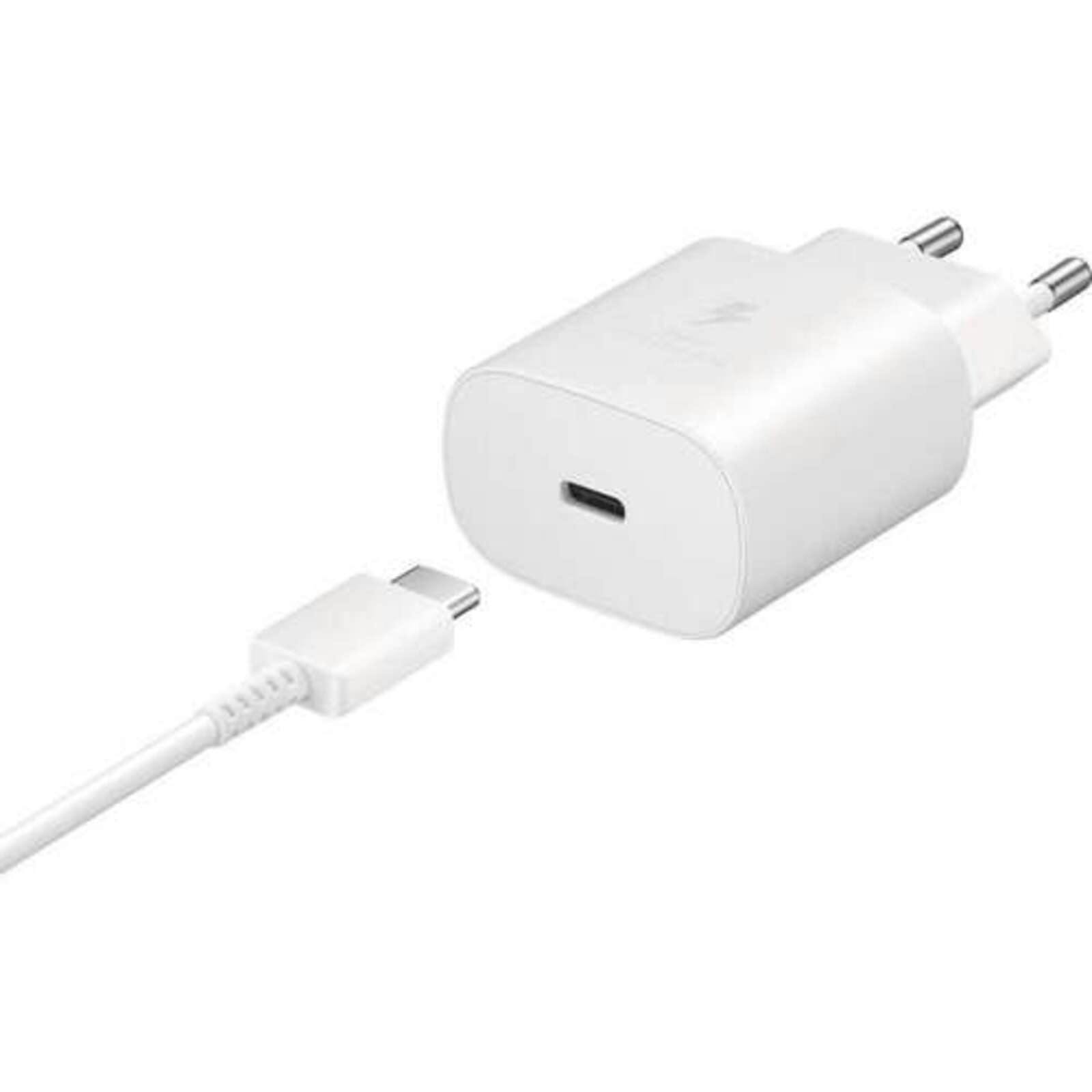 Samsung 25W USB-C Snellader + Kabel Wit