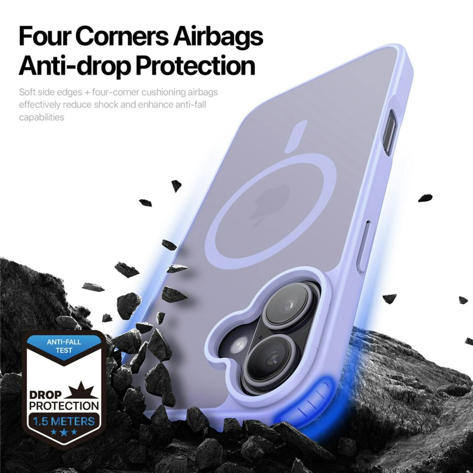 DUX DUCIS Apple iPhone 17 Mat MagSafe Hoesje Paars