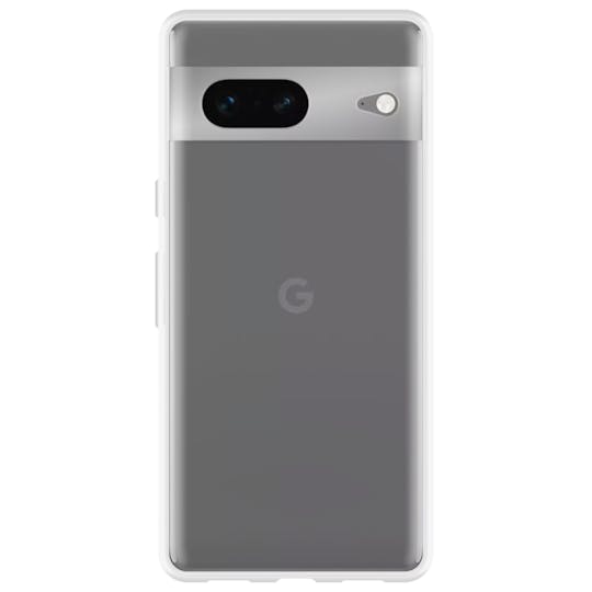 Just in Case Pixel 7 Siliconen (TPU) Hoesje Transparant - Achterkant