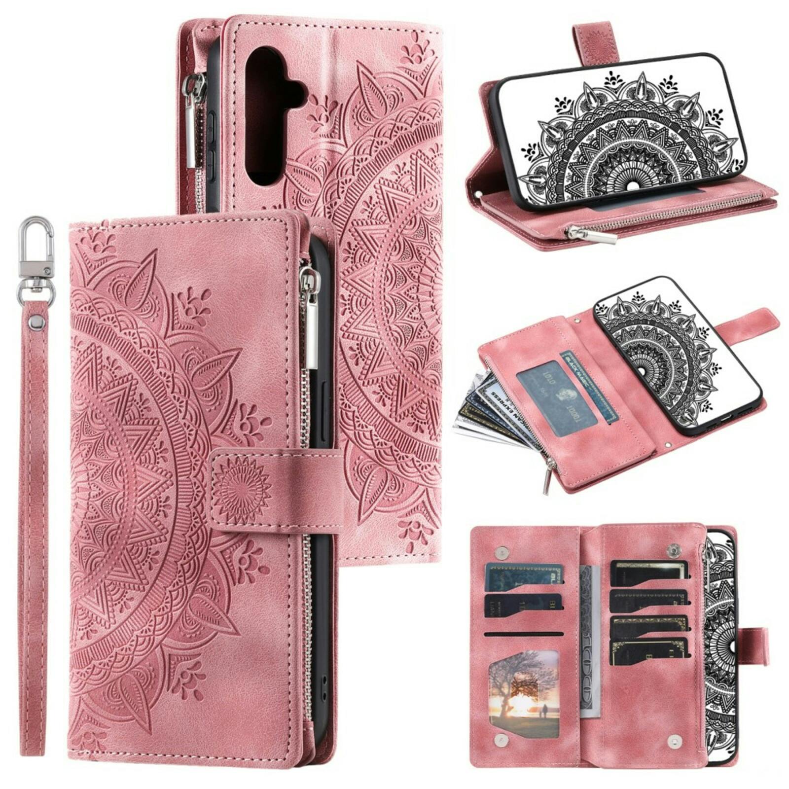 Comfycase Samsung Galaxy A16 Mandala Wallet Roze