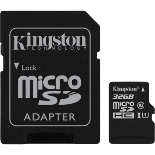 Kingston 32 GB MicroSD met adapter Class 10+