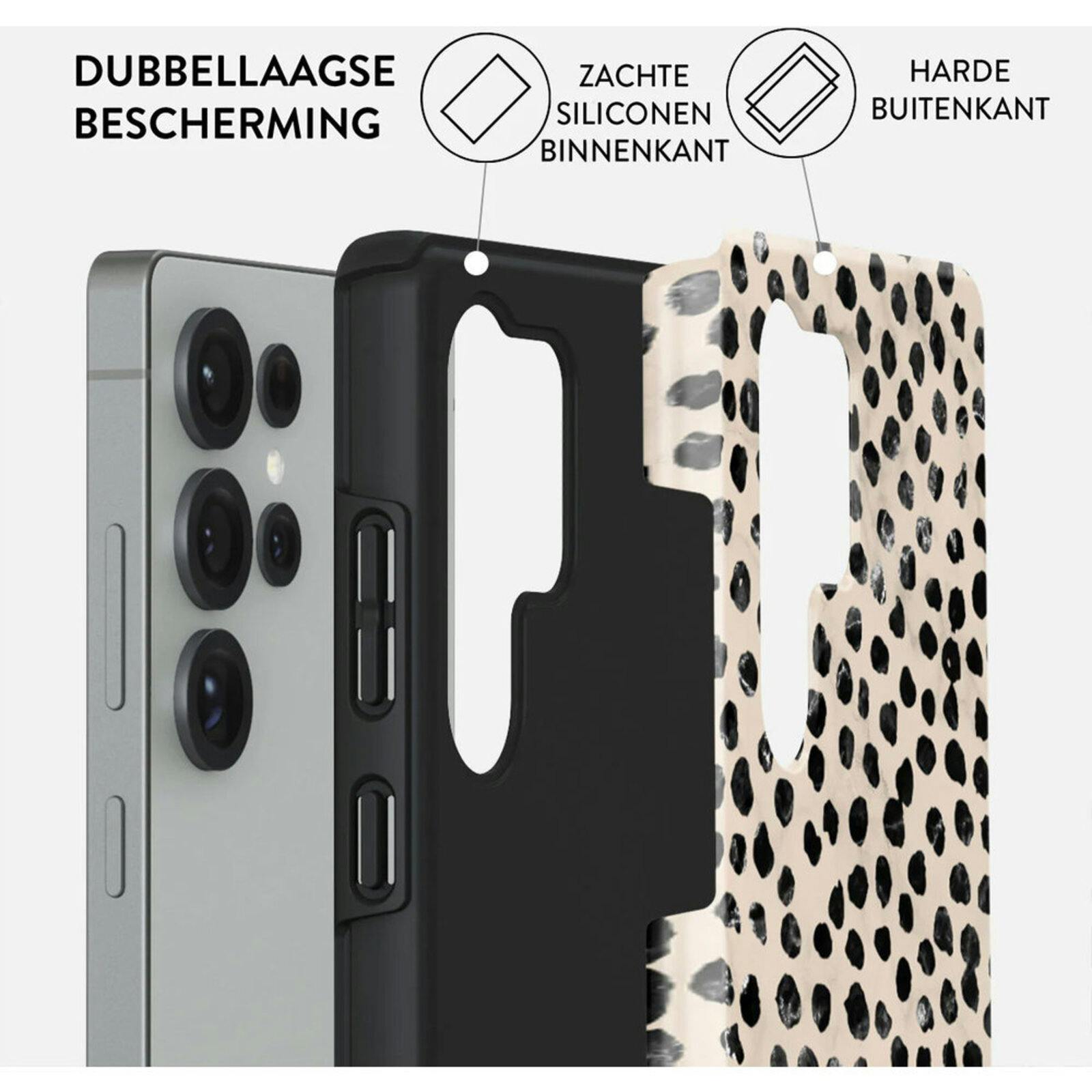 Burga Samsung Galaxy S25 Ultra Fashion Hoesje Almond Latte