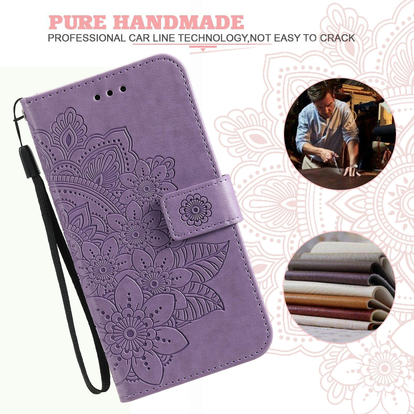Mocaa Xiaomi Redmi A7 Pro Bookcase Hoesje Mandala Paars