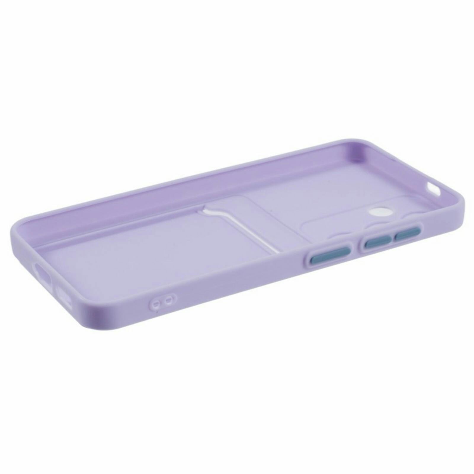 CaseBody Samsung Galaxy S24 Telefoonhoesje met Kaarthouder Paars