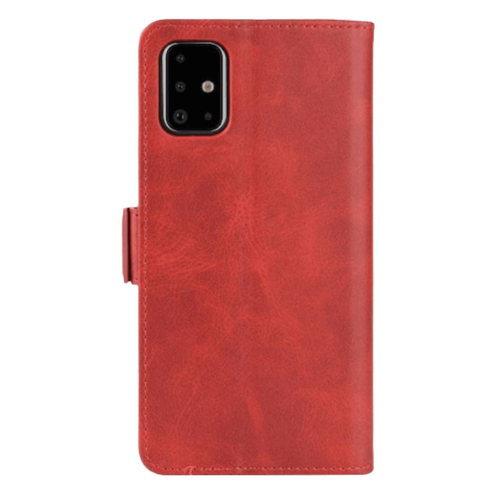 Comfycase Samsung Galaxy A71 Bookcase Beschermhoesje Rood