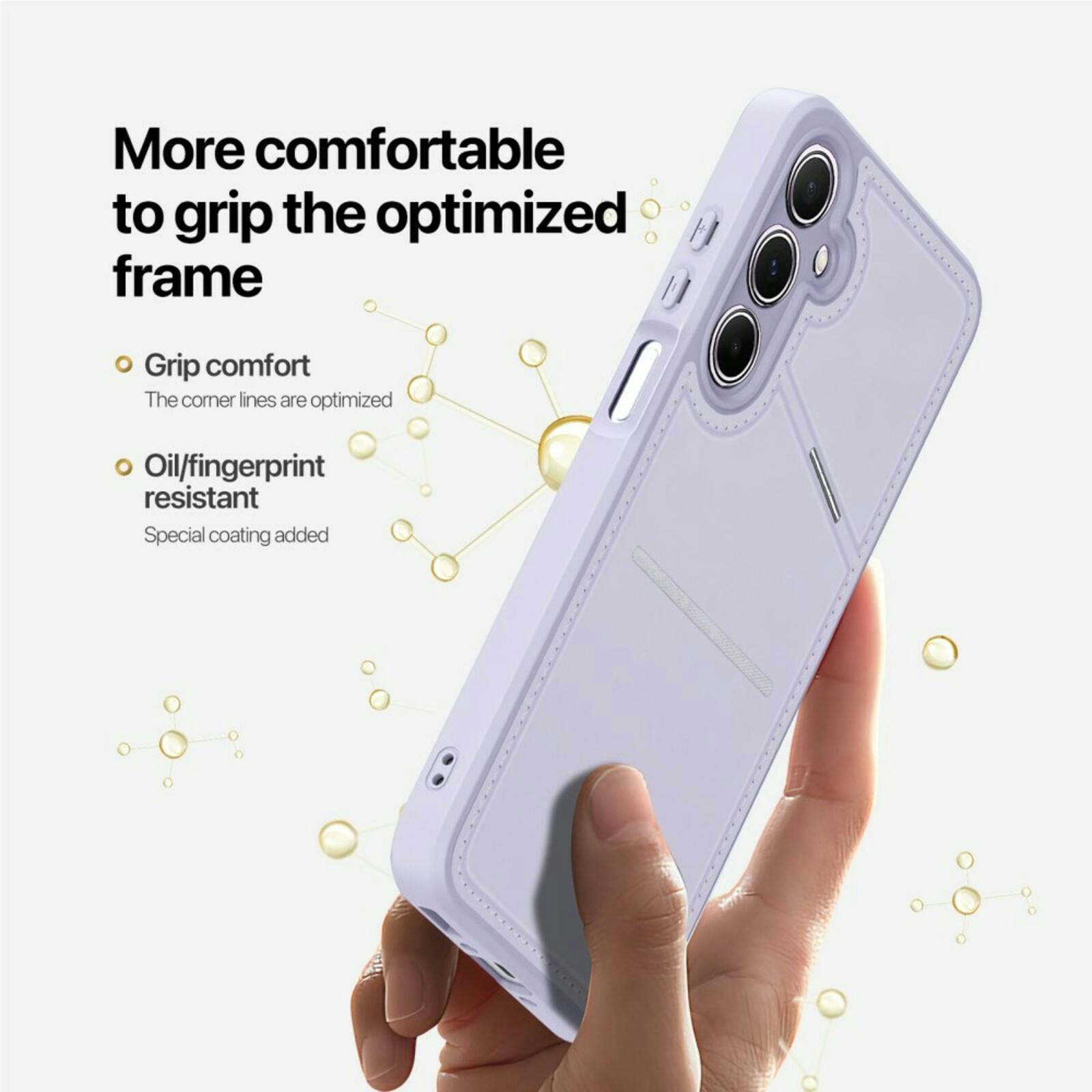 DUX DUCIS Samsung A15 Rafi Series Premium Beschermcase Paars