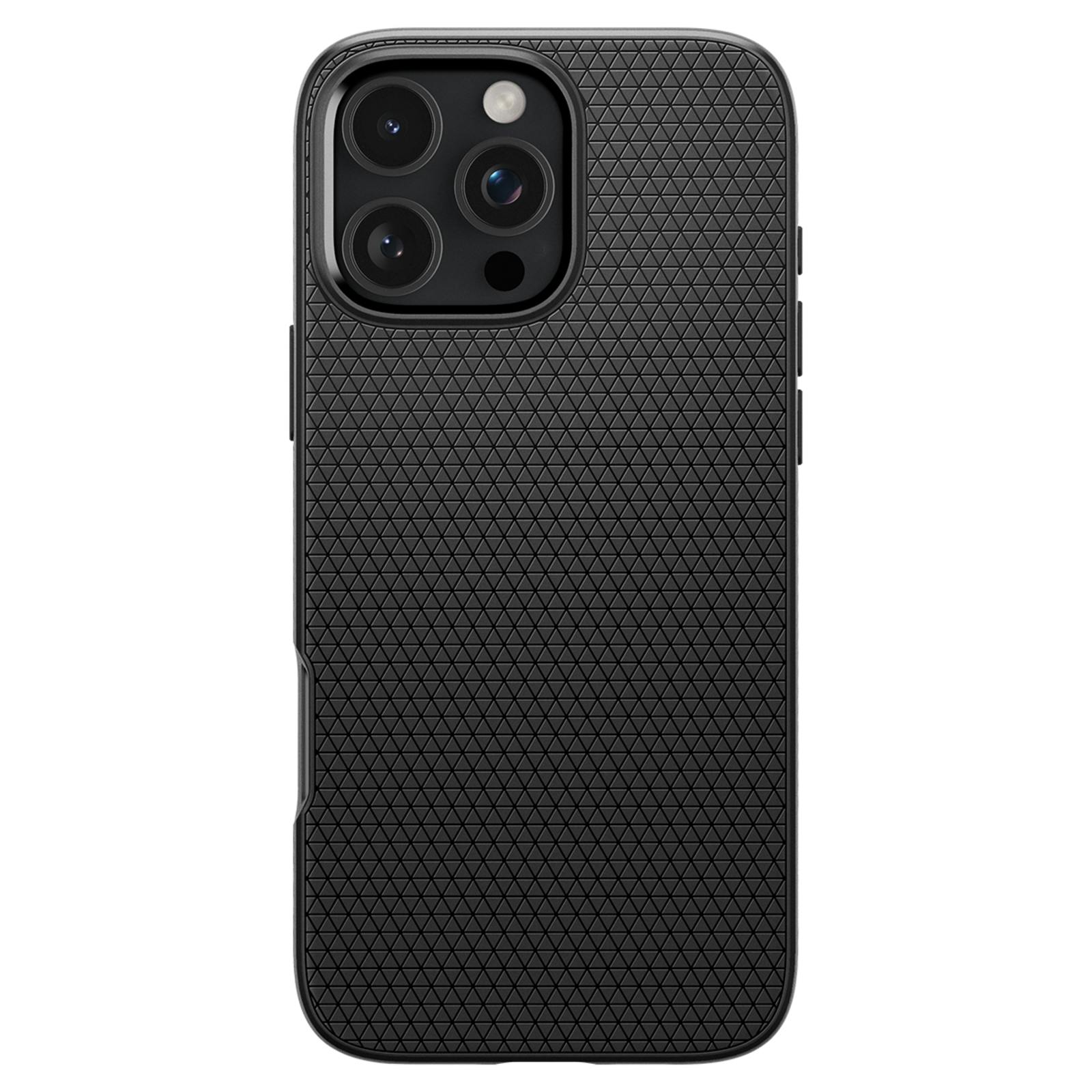 Spigen iPhone 16 Pro Max Liquid Air Hoesje Mat Zwart