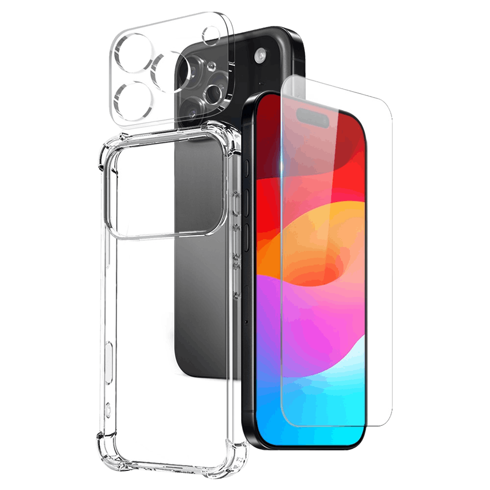 Northjo Apple iPhone 17 Pro Max Shockproof All-in-One Protection Transparant