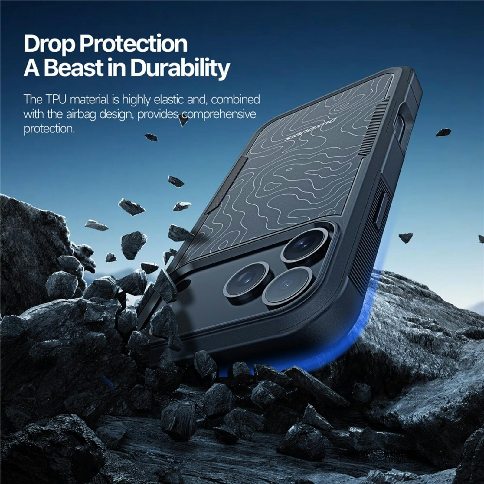 DUX DUCIS Apple iPhone 17 Pro Max SHLD Series Extreme Protector Case Transparant