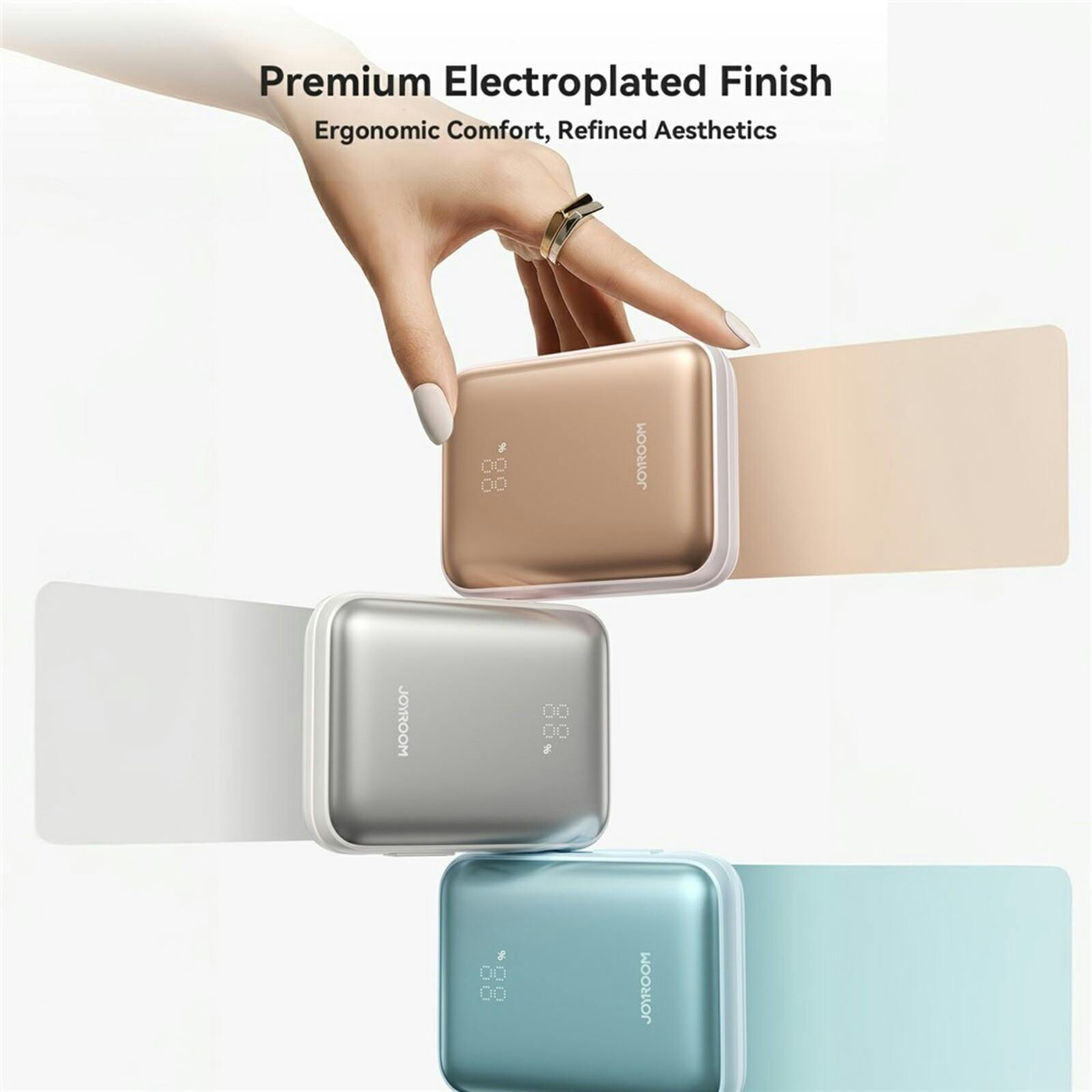 Joyroom 10.000mAh 22.5W Premium Mini Powerbank Goud 10.000 mAh