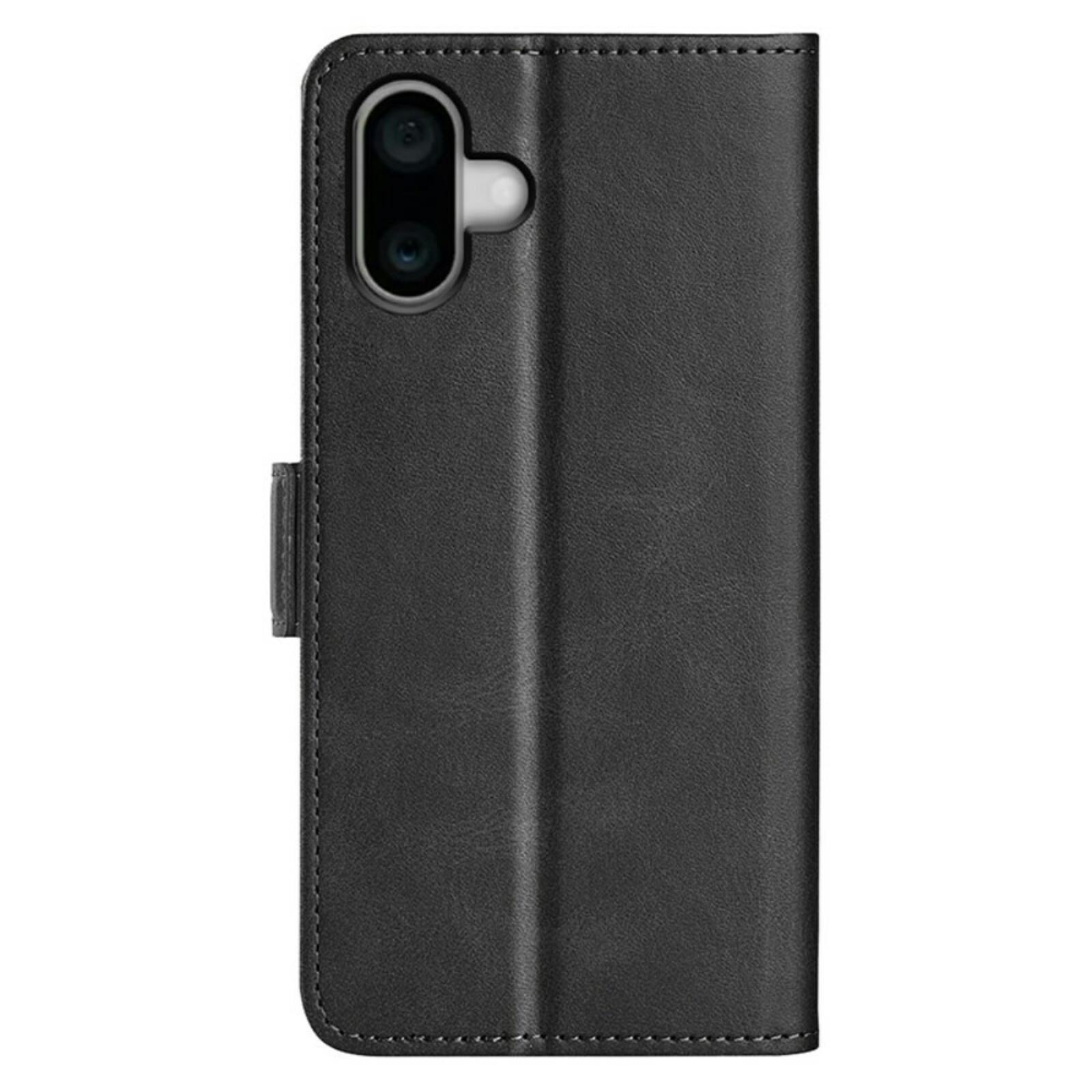 Comfycase Apple iPhone 16 Bookcase Hoesje Zwart