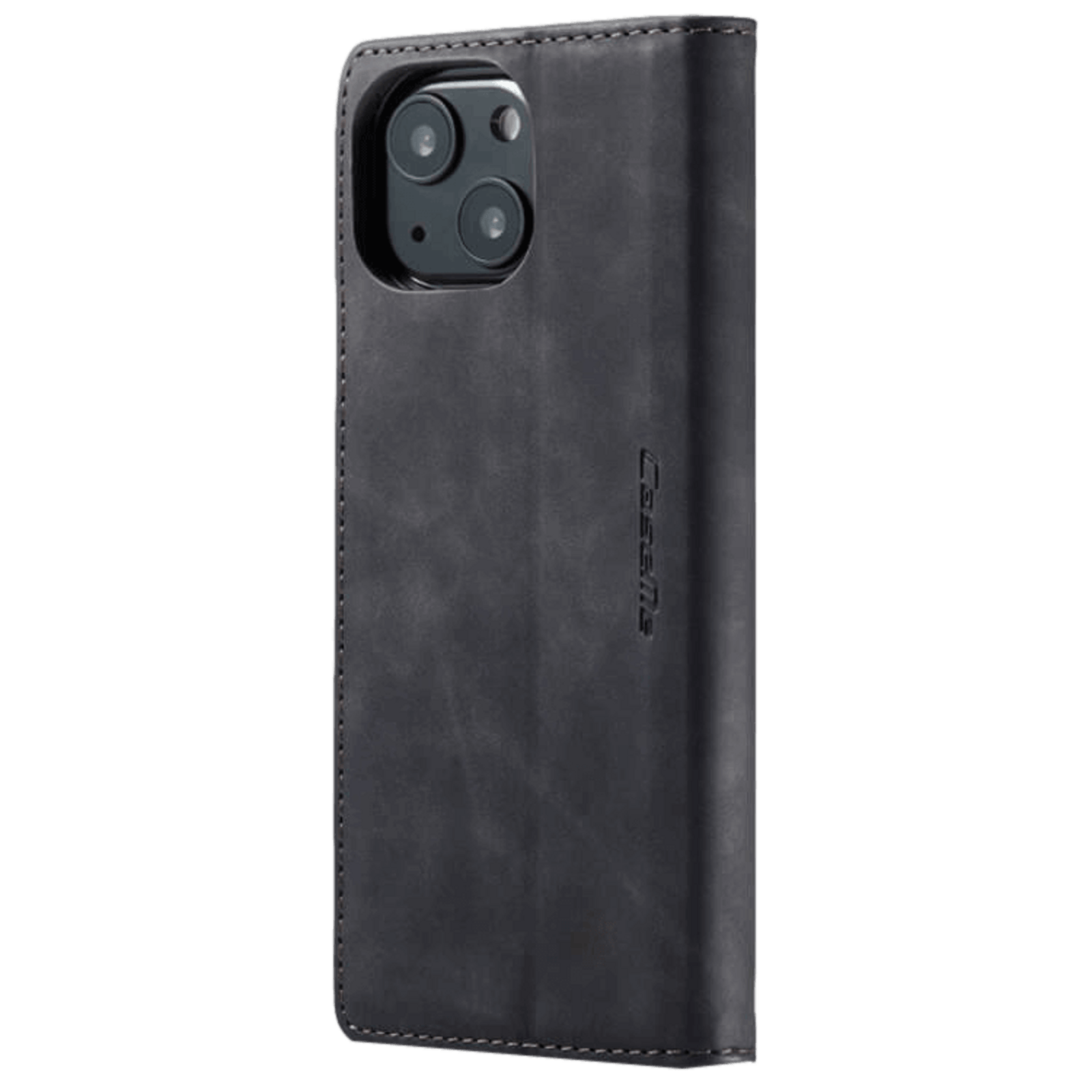 Caseme iPhone 13 Business Wallet Bookcase Hoesje Zwart