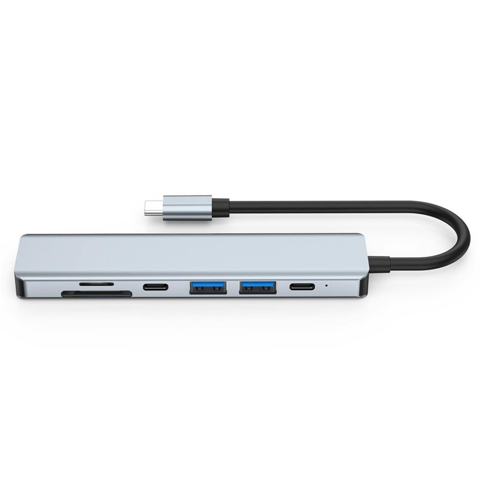 Joyroom 7-in-1 USB-C Docking Station Zwart 1m