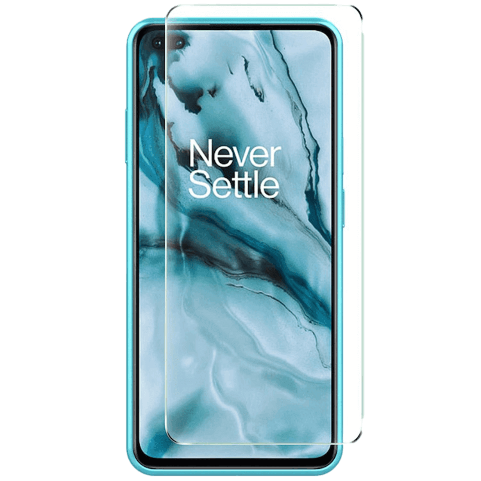 CaseBody OnePlus Nord Hoesje met Screenprotector Transparant
