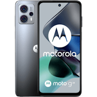 Motorola Moto G23 Matte Charcoal - Voorkant & achterkant