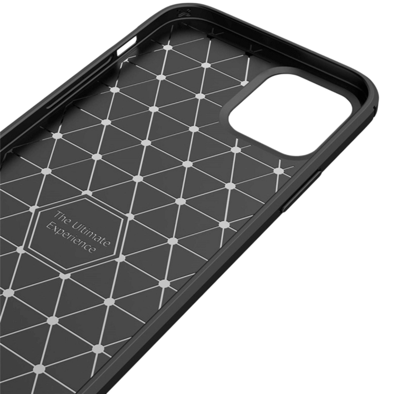 Mocaa iPhone 12 Pro Max Hoesje Schokbestendig Slank Zwart