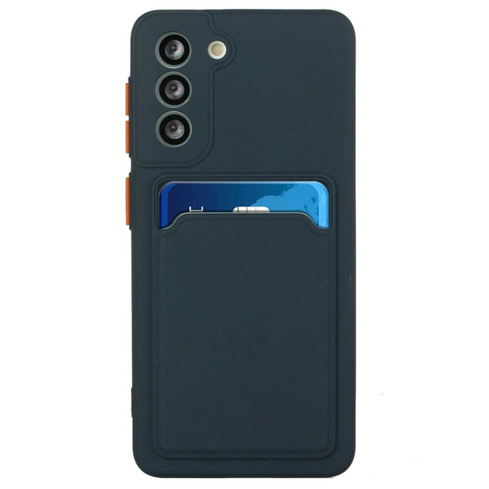 CaseBody Samsung S23 FE Telefoonhoesje met Kaarthouder Navy