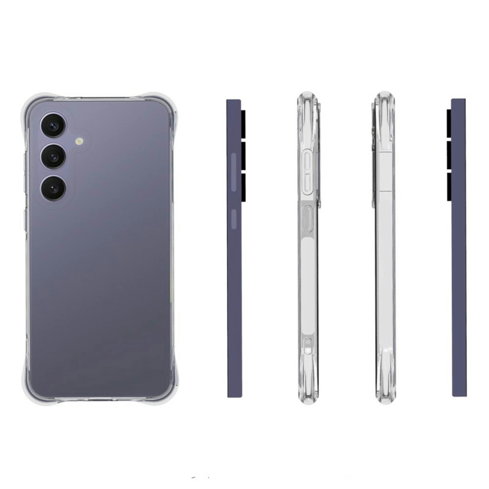 CaseBody Samsung Galaxy S24 FE Shockproof Hoesje Transparant