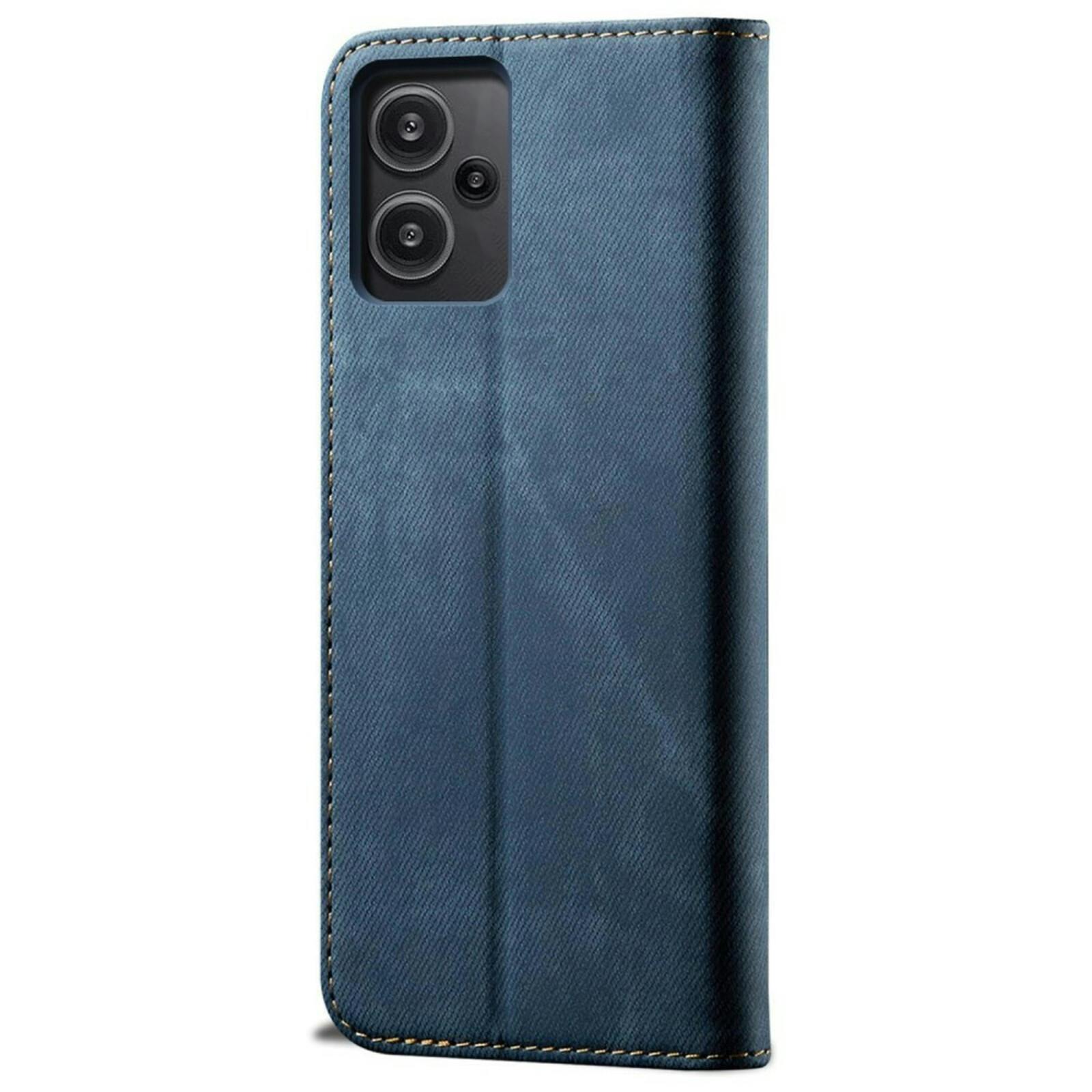CaseBody Xiaomi Redmi Note 13 Pro Plus Denim Bookcase Blauw