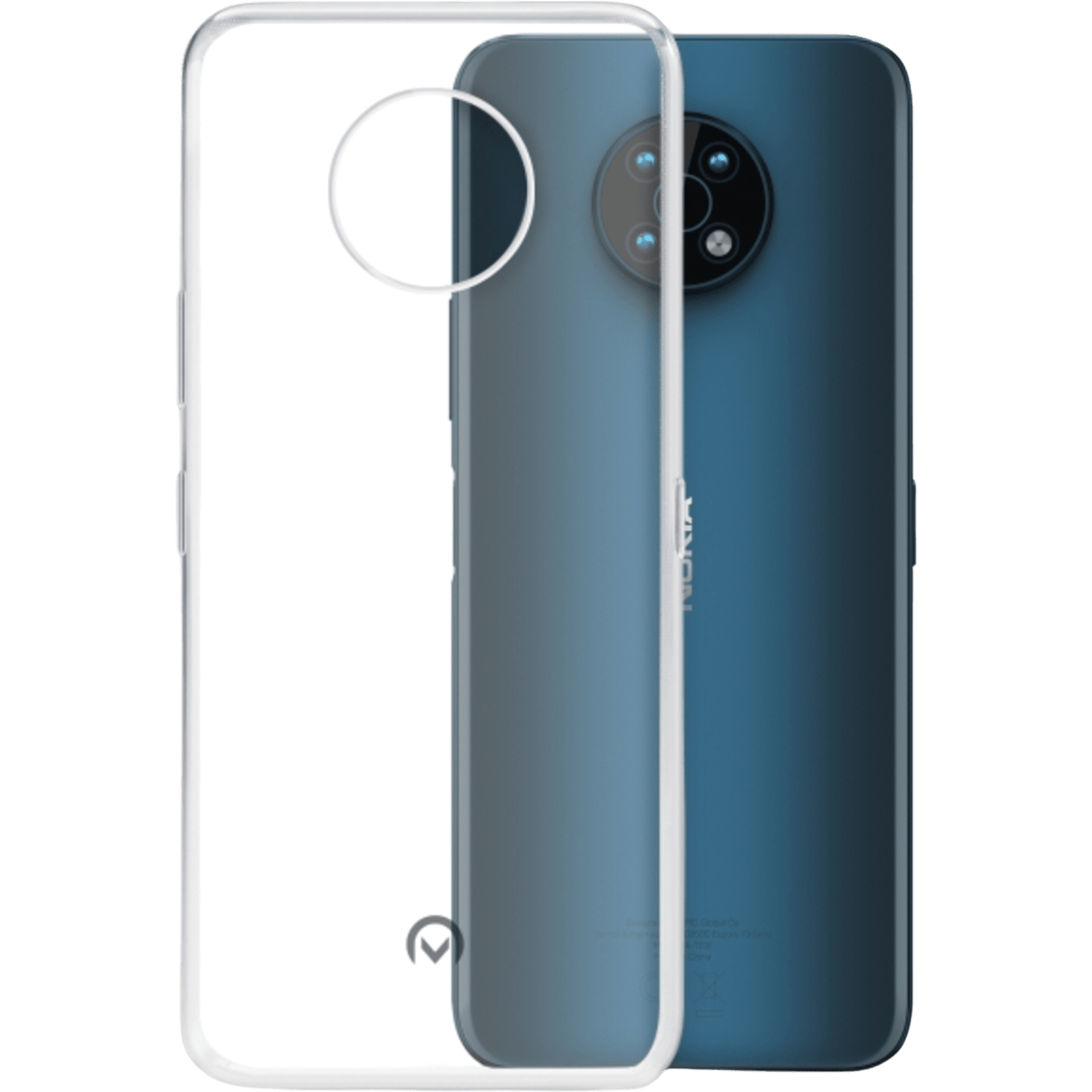 Mobilize Nokia G50 Siliconen (TPU) Hoesje Clear - Voorkant