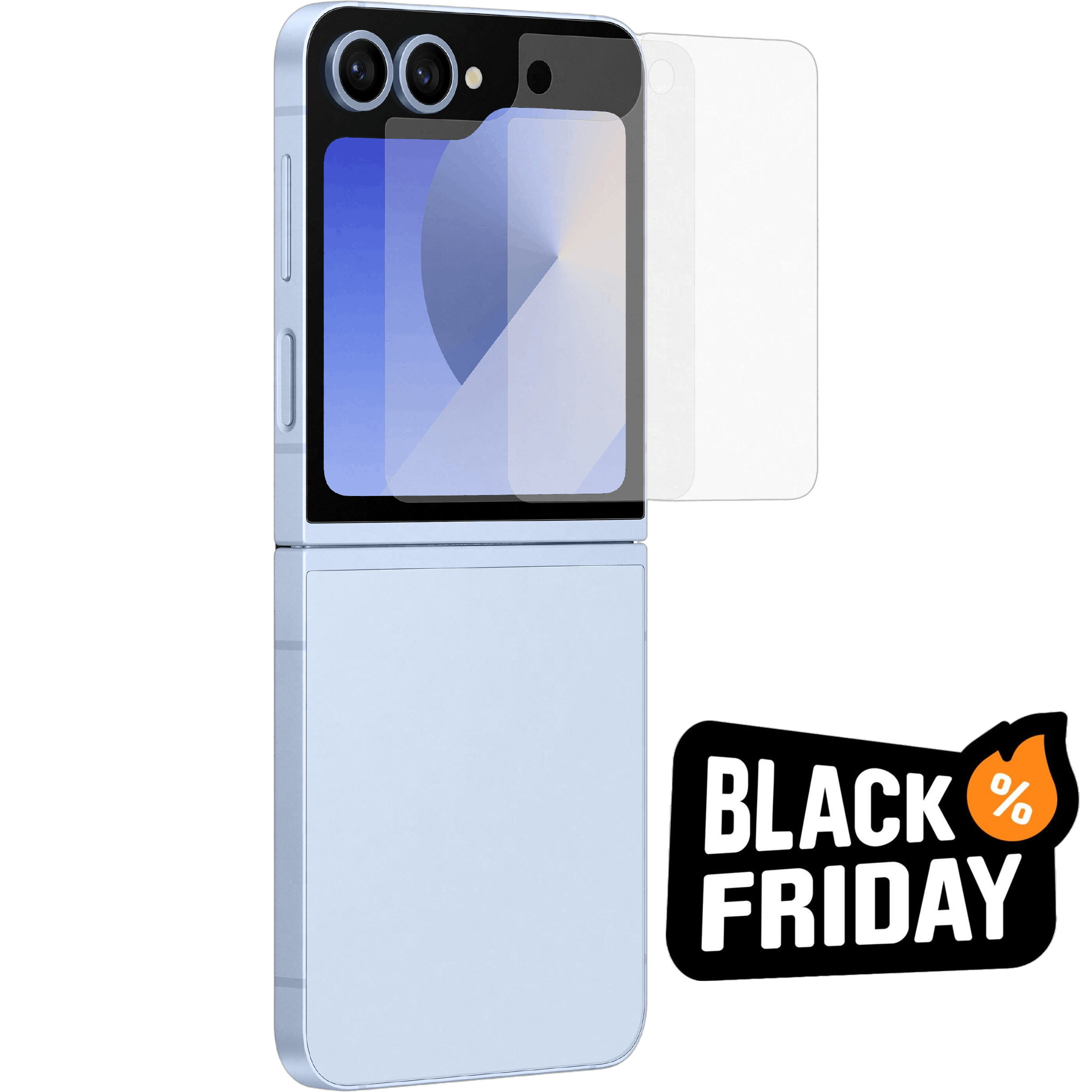 Samsung Galaxy Z Flip6 Anti-Reflecterende Screenprotector Transparant