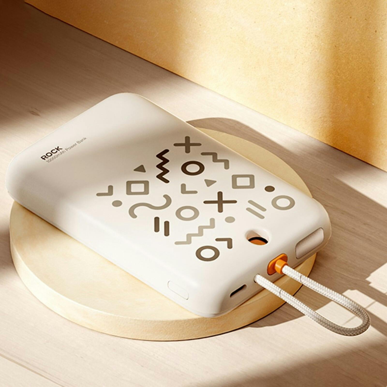 ROCK 10.000mAh MagSafe On-the-Go Powerbank Beige 10.000 mAh