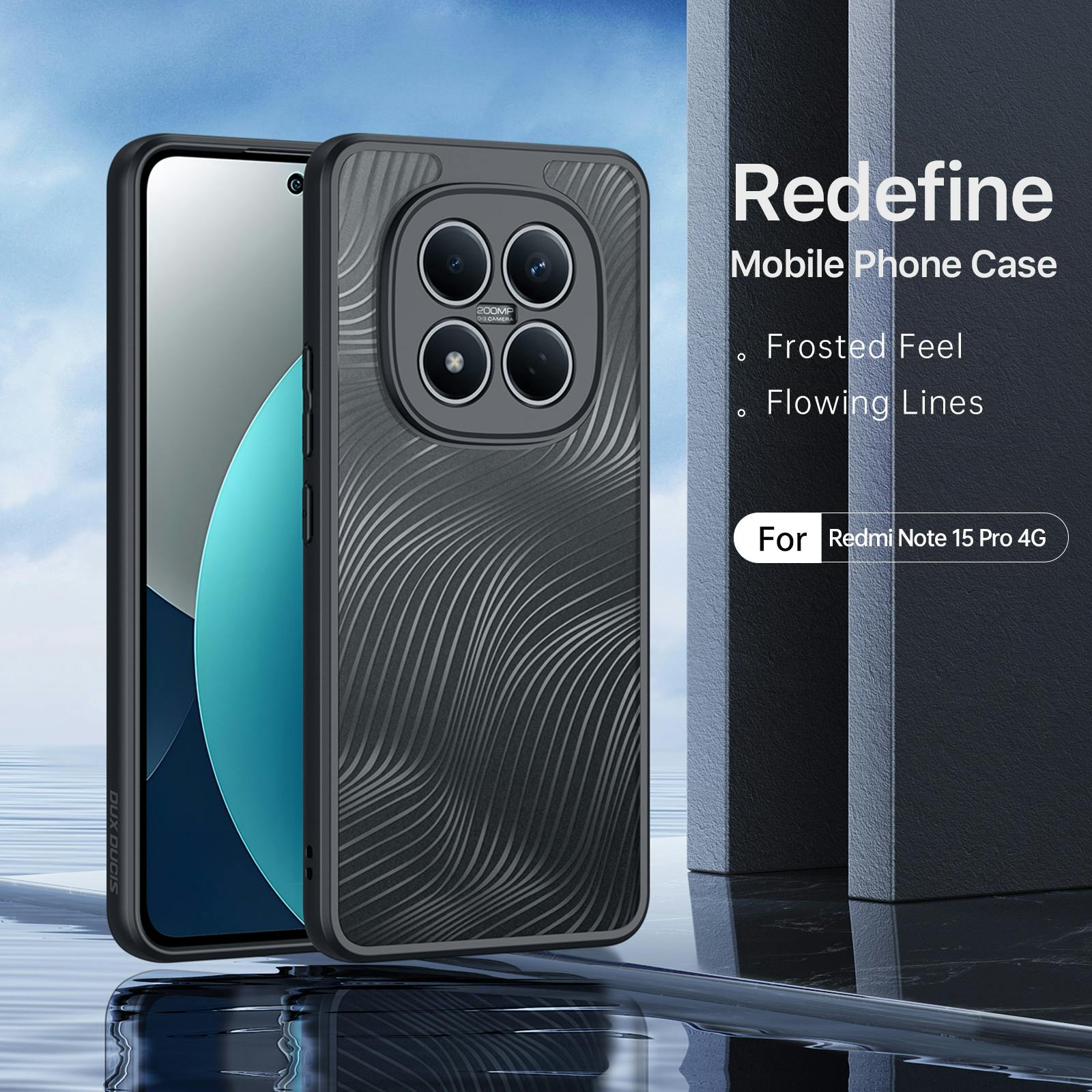 DUX DUCIS Xiaomi Redmi Note 15 Pro Aimo Series Hoesje Zwart