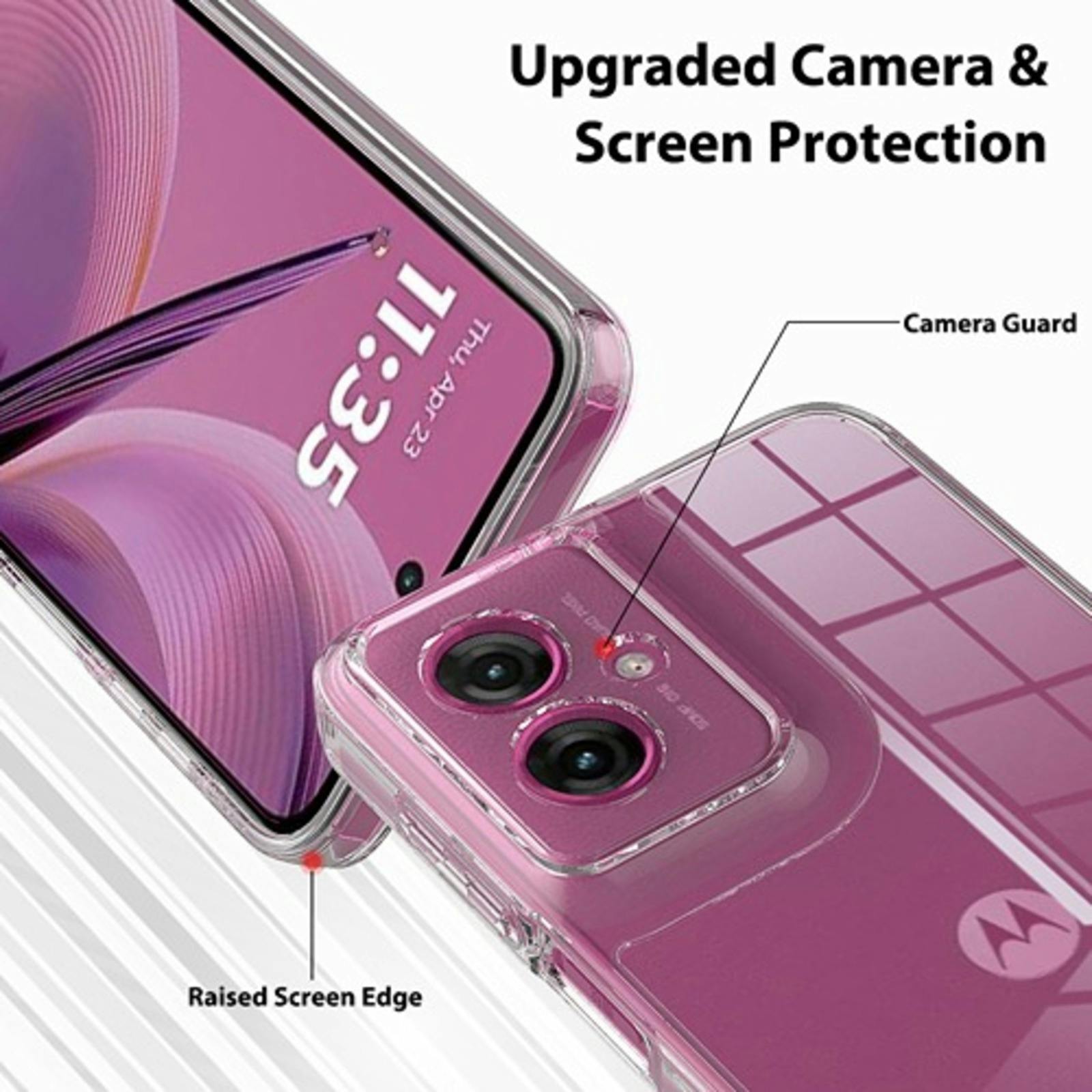 Mocaa Motorola Moto G55 5G Slim Armor Case Transparant