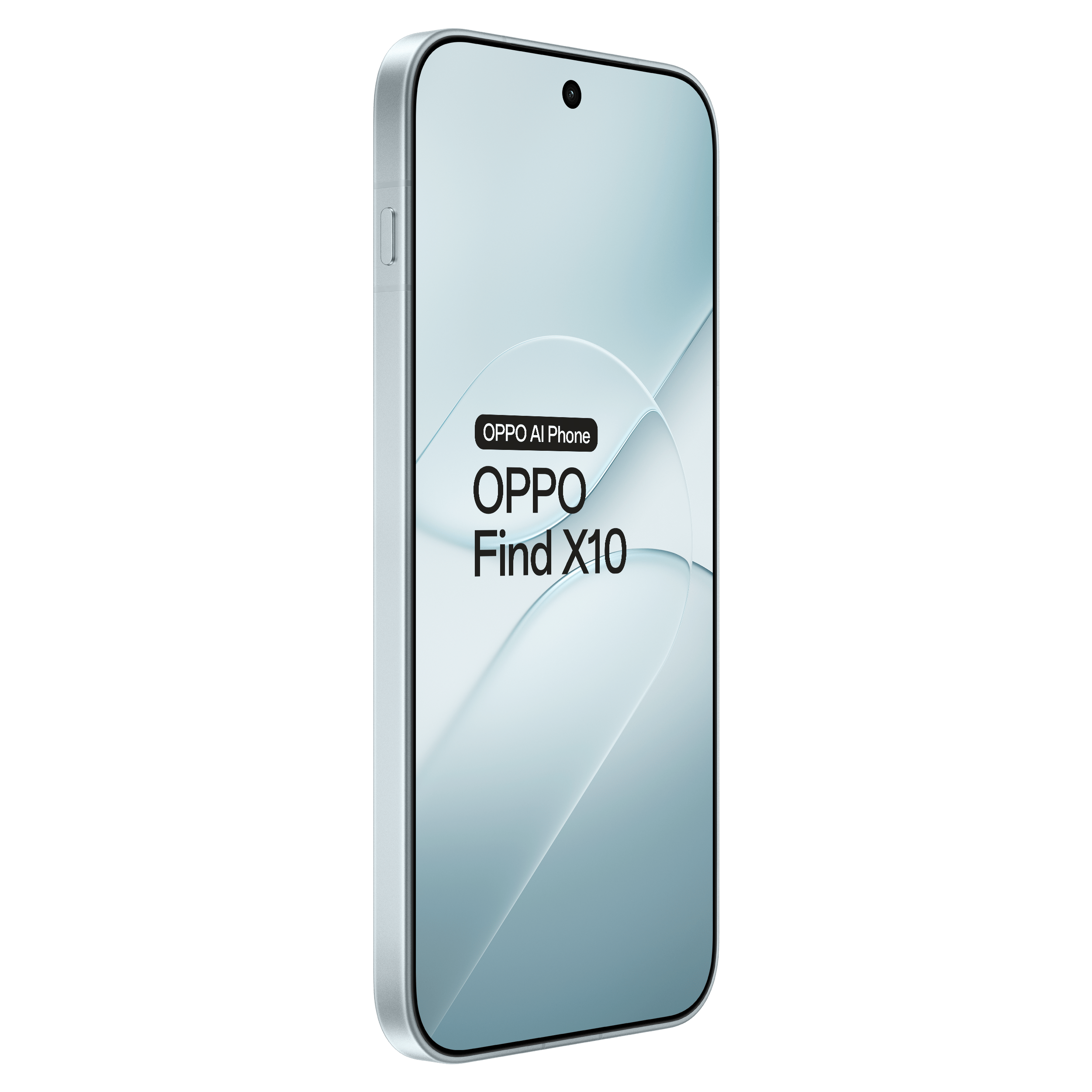OPPO Find X10 Glacier Blue - Aanzicht vanaf rechts