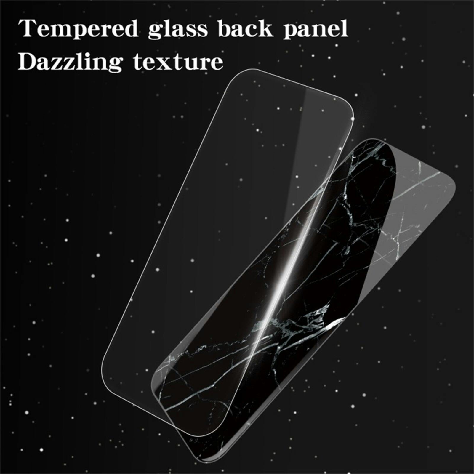Mocaa Samsung Galaxy A27 Glass Marble Case Zwart