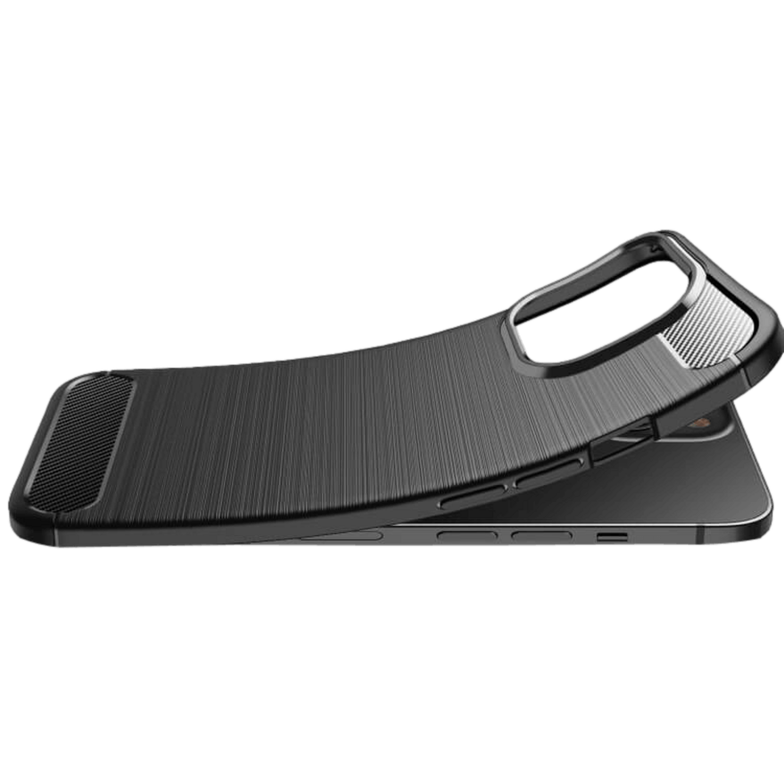 Mocaa iPhone 13 Pro Max Hoesje Schokbestendig Slank Zwart