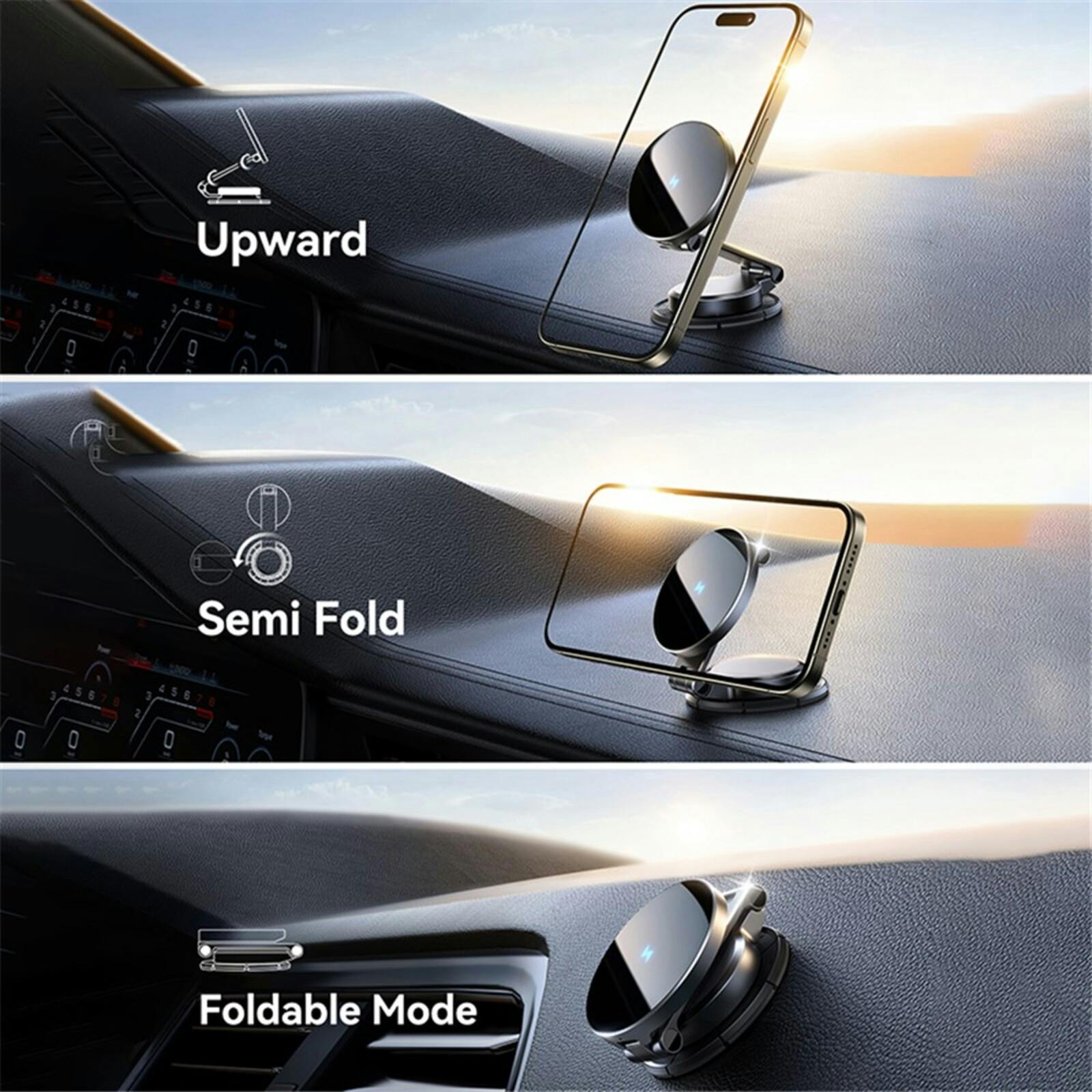 Joyroom 15W Foldable Magnetic Wireless Car Charger Holder